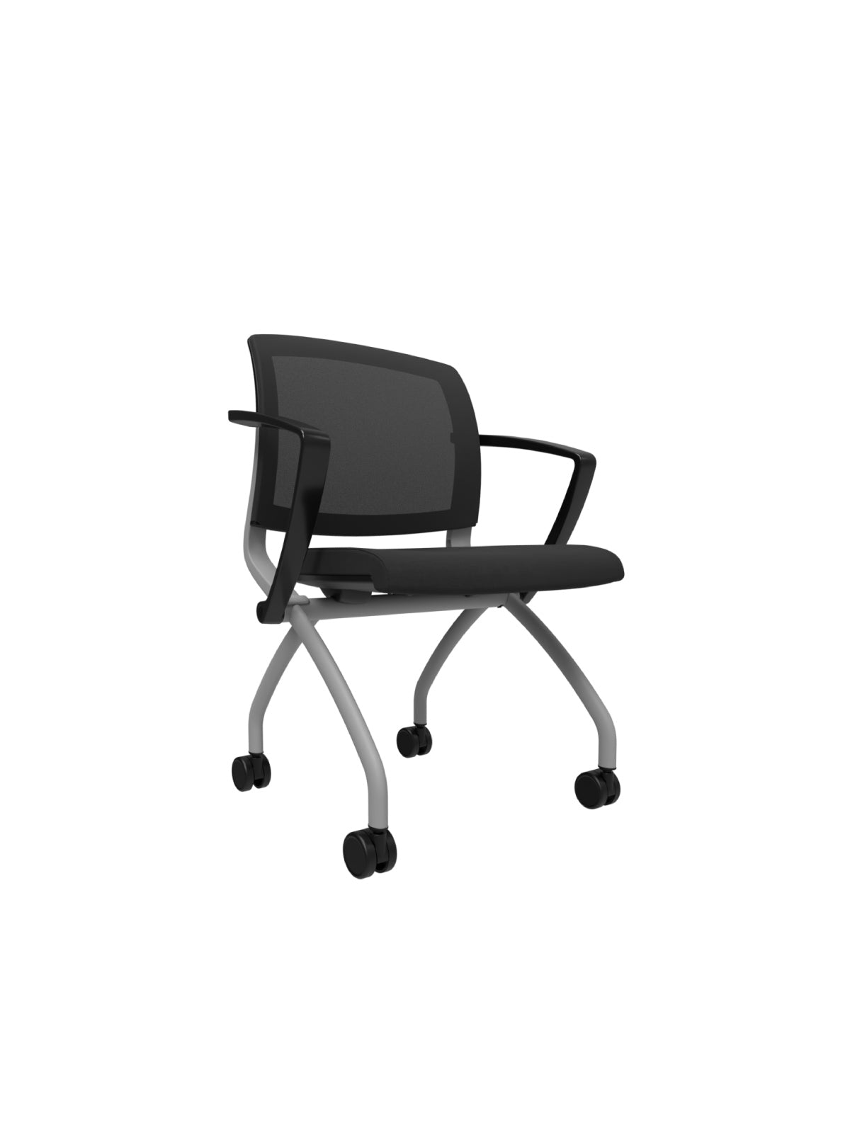 VIM Chair with Casters (With Fixed Armrests)