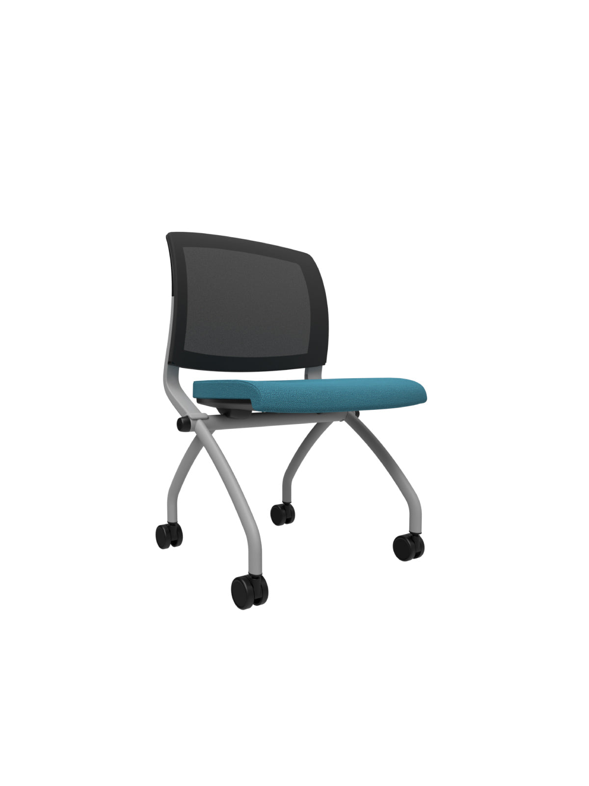 VIM Chair with Casters (With Fixed Armrests)