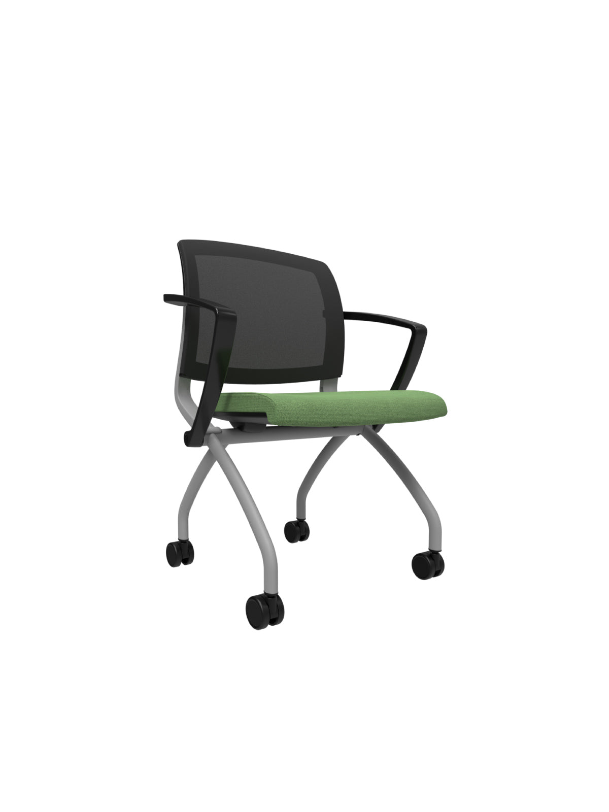 VIM Chair with Casters (With Fixed Armrests)