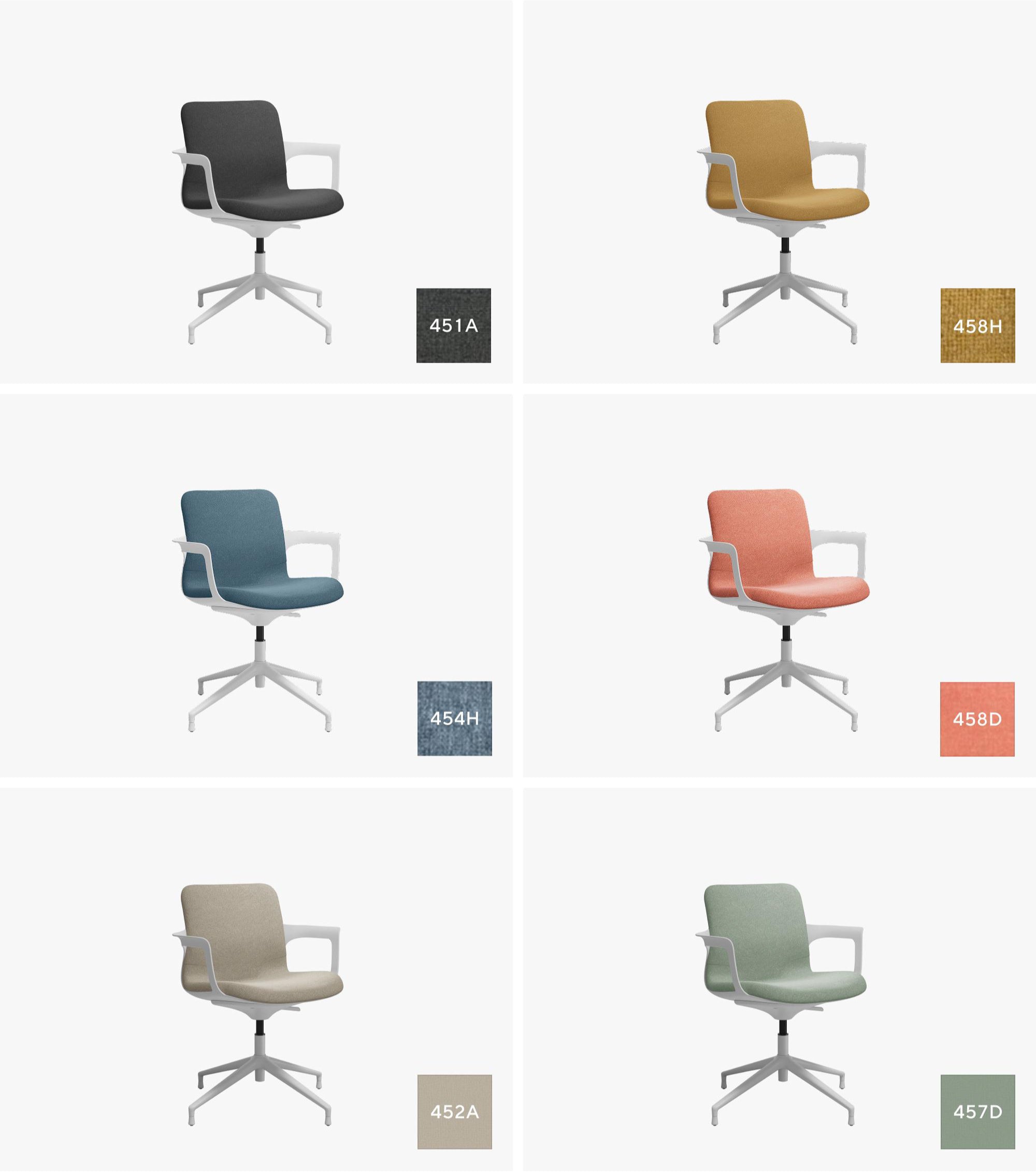 Ega Multi Use Height-Adjustable Chair with Gliders