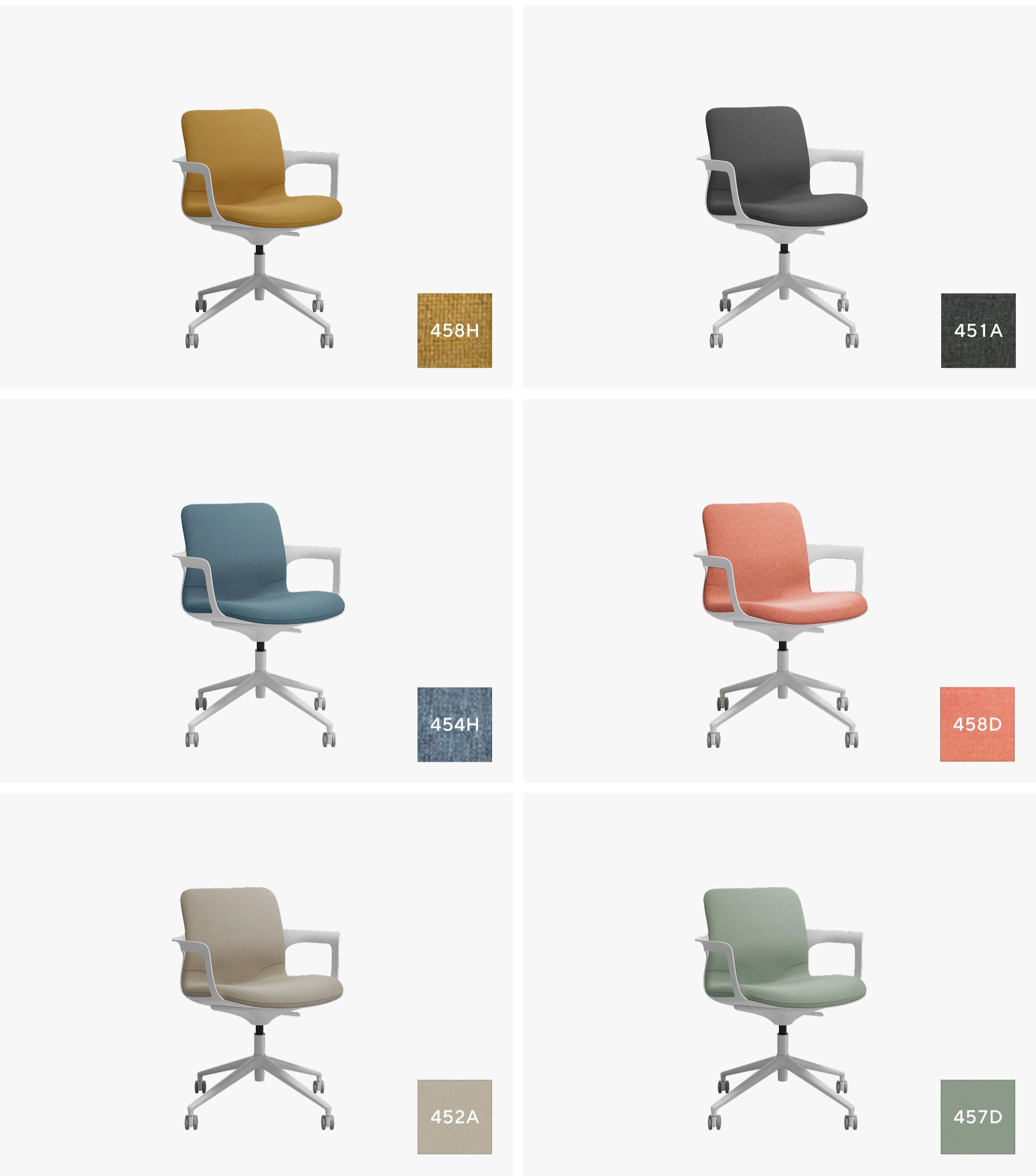 Ega Multi Use Height-Adjustable Chair with Casters
