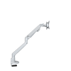 Single Monitor Arm - Silver