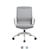 Memphis Task Chair - White Frame, Thin Mesh